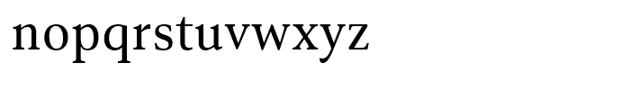 Senlot Serif Normal Regular Font LOWERCASE
