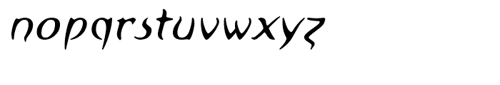 Septa Italic Font LOWERCASE