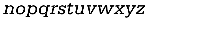 Serifa 56 Italic Font LOWERCASE