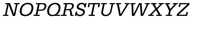 Serifa Italic Font UPPERCASE