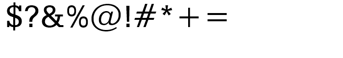 Serifa Roman Font OTHER CHARS