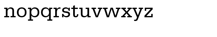 Serifa Roman Font LOWERCASE