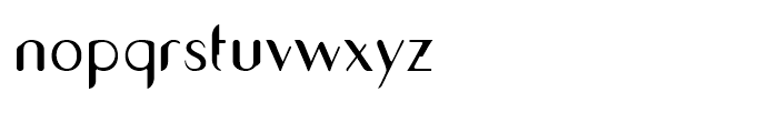 Seven Sans Regular Font LOWERCASE