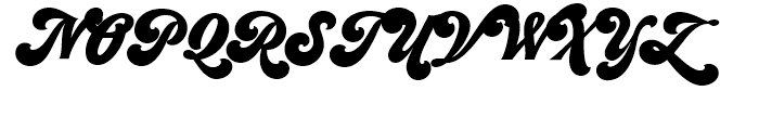 Seventies Regular Font UPPERCASE