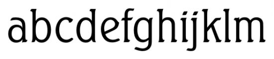 Seagull Serial Light Font LOWERCASE