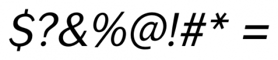 Seconda Italic Font OTHER CHARS