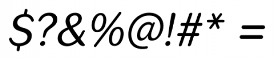 Seconda Round Italic Font OTHER CHARS