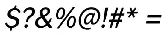 Seconda Soft Medium Italic Font OTHER CHARS