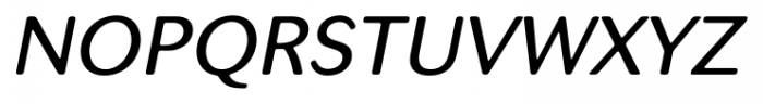 Seconda XtraSoft Medium Italic Font UPPERCASE