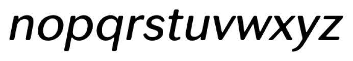 Seconda XtraSoft Medium Italic Font LOWERCASE