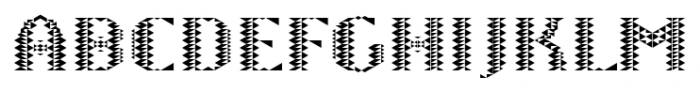 Sedona Regular Font UPPERCASE