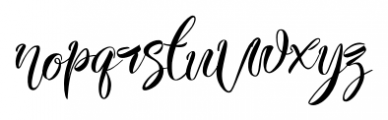 Seilla Script Regular Font LOWERCASE