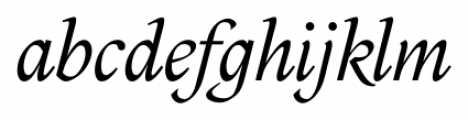 Sekhmet Italic Font LOWERCASE