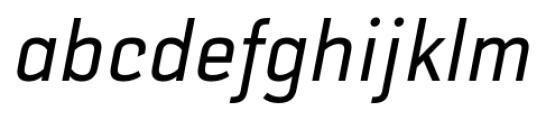 Selektor Regular Italic Font LOWERCASE