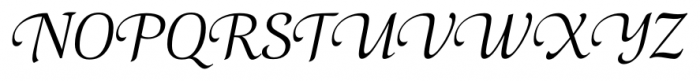 Selina Calligraphic Regular Font UPPERCASE