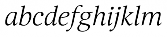 Selina Light Italic Font LOWERCASE