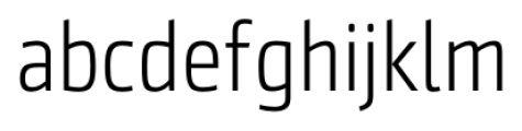 Sentico Sans DT Condensed Light Font LOWERCASE