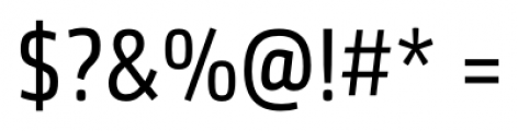 Sentico Sans DT Condensed Regular Font OTHER CHARS