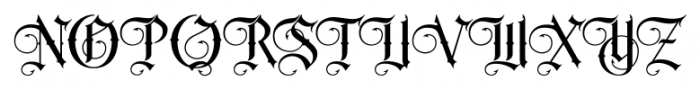 Sepian Regular Font UPPERCASE
