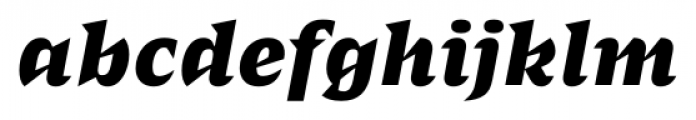 Sergio FY Bold Italic Font LOWERCASE