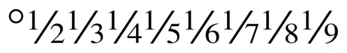 SeriFractions Diagonal Font OTHER CHARS