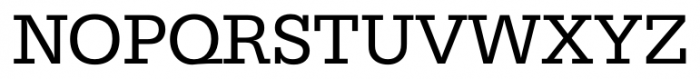 Serific Regular Font UPPERCASE