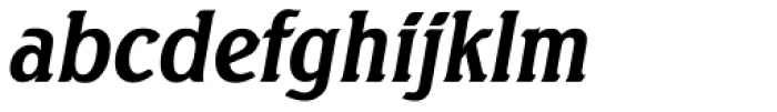 Seagull Serial Bold Italic Font LOWERCASE