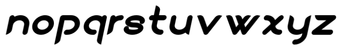 Sean Henrich ATF Extra Bold Italic Font LOWERCASE