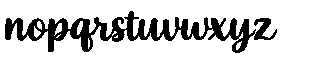 Seapoint Script Font LOWERCASE
