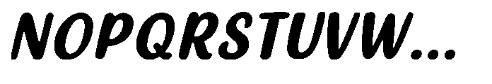 Seapoint Slant Font UPPERCASE