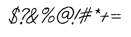 Seaside Courier Script Font OTHER CHARS