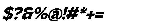 Seatren  Italic Font OTHER CHARS