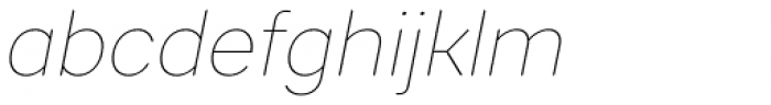 Sebino Soft Thin Italic Font LOWERCASE