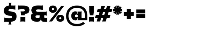 Seboff Display Extra Bold Font OTHER CHARS