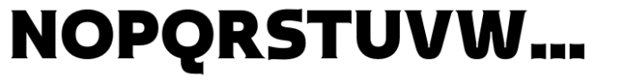Seboff Display Extra Bold Font UPPERCASE