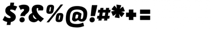 Secca Std UltraBlack Italic Font OTHER CHARS