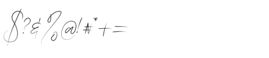 Secilia Font OTHER CHARS