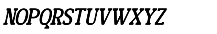 Second Choice Italic Font UPPERCASE