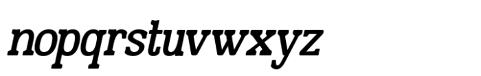 Second Choice Italic Font LOWERCASE