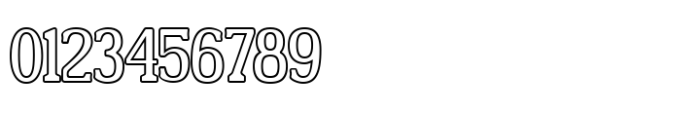 Second Choice Outline Font OTHER CHARS