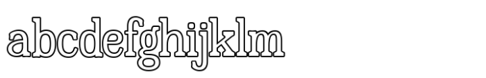 Second Choice Outline FONT