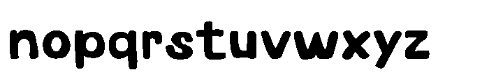 Second Craft Regular Font LOWERCASE