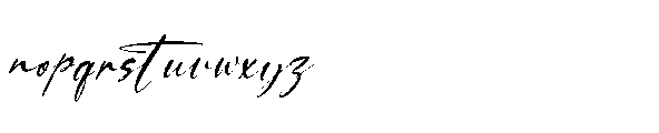 Second Moment Script Regular Font LOWERCASE