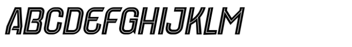 Second Striker In Line Italic FONT