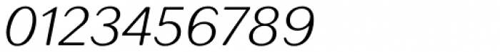 Seconda XtraSoft Thin Italic Font OTHER CHARS