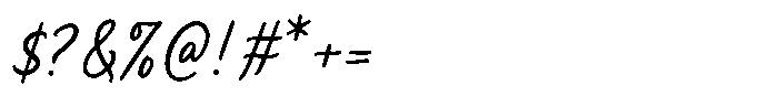 Secret Motions Sans Font OTHER CHARS