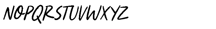 Secret Motions Sans Font LOWERCASE