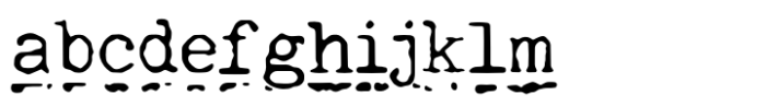 Secretary Typewriter Underline FONT