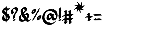 Secrilka Regular Font OTHER CHARS