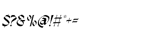 Sectra Chrome Font OTHER CHARS